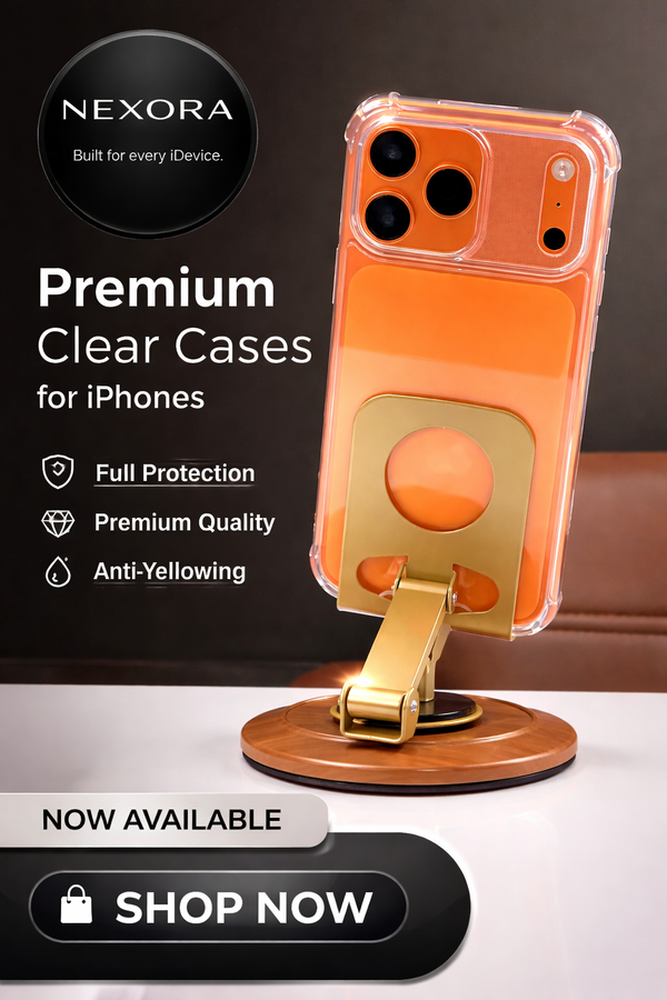 Nexora Signature Opening Sale – Crystal Clear iPhone Cases