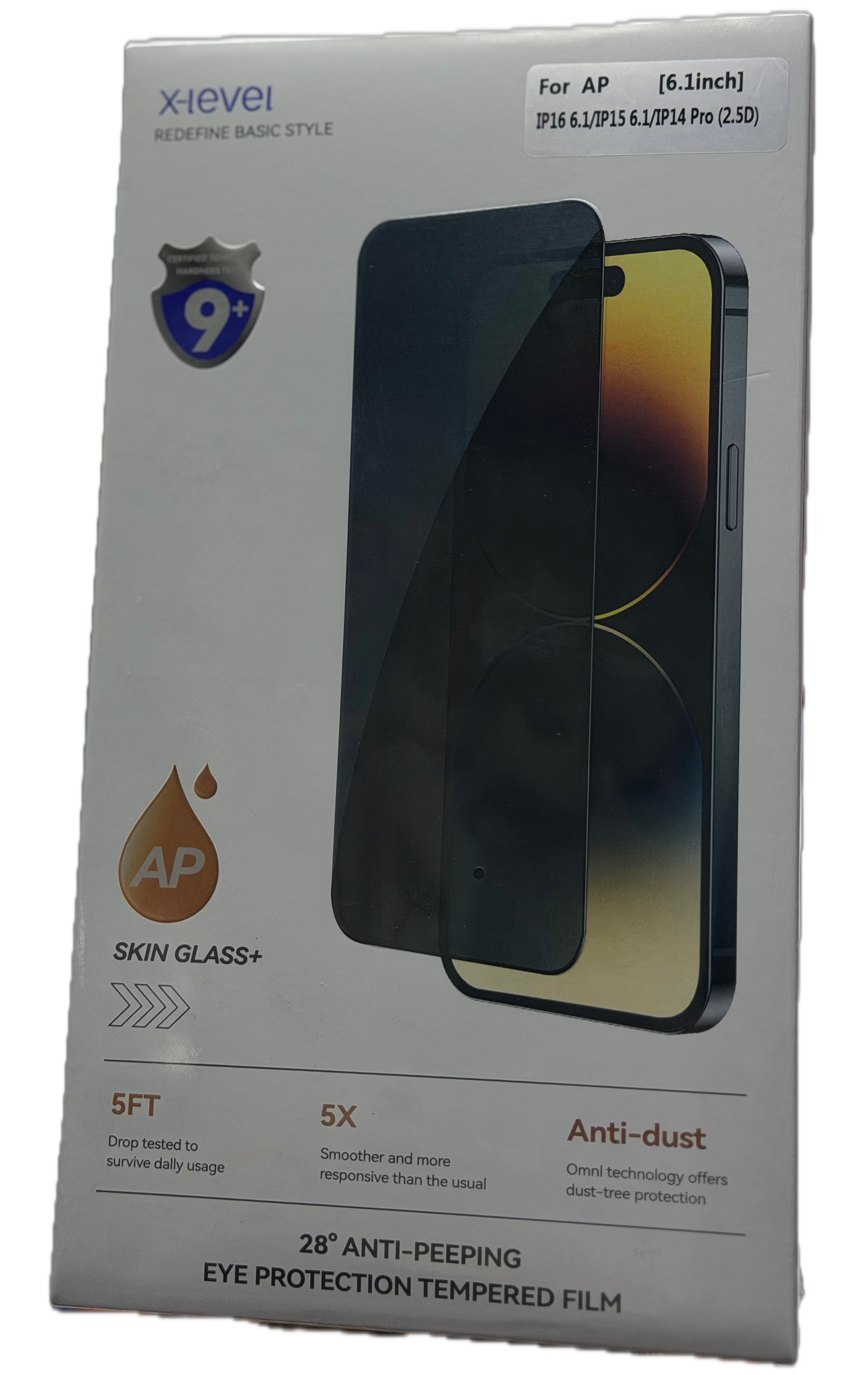 X-Level Privacy Tempered Glass – Protect Your Screen & Your Privacy